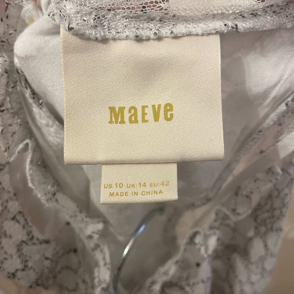 Maeve White Lace Top - Picture 3 of 3